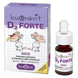 Steve Jones Buonavit d3 forte gocce per bambini 12ml