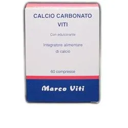 Marco Viti Calcio Carbonato Viti integratore alimentare  60 Compresse