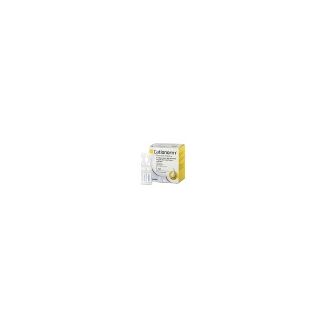Cationorm Gocce 0,4ml 30 Fiale Monodose Cationorm Gocce 0,4ml 30 Fiale Monodose