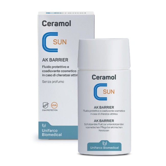 Ceramol sun ak barrier 50 ml crema per cheratosi attinica
