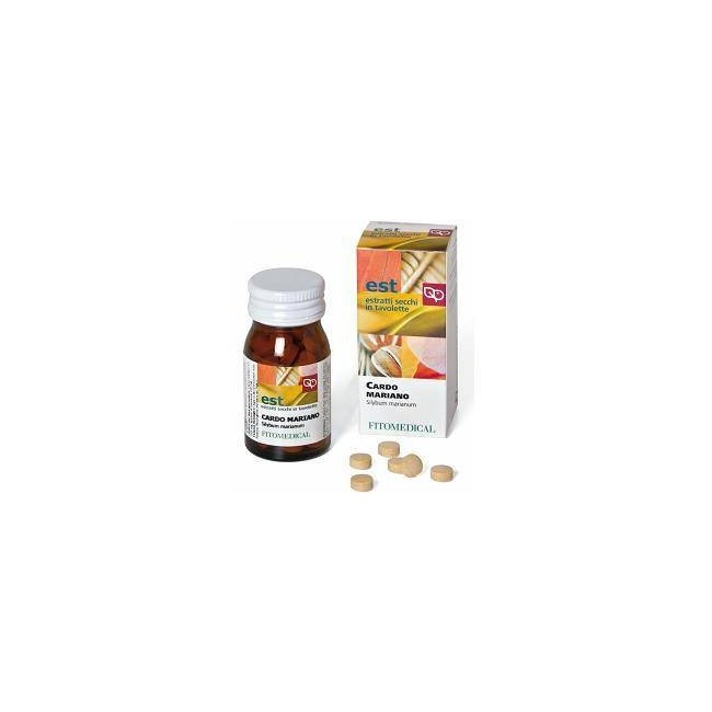 Fitomedical Cardo Mariano estratto secco 60 tavolette Fitomedical Cardo Mariano estratto secco 60 tavolette