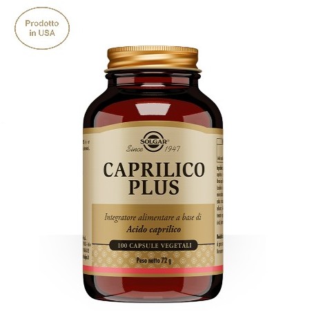Solgar Caprilico plus 100 capsule di acido caprilico
