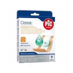 Pic classic cerotto in striscia pretagliata 10x8cm 10 cerotti