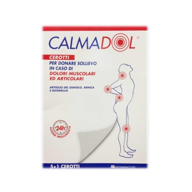 Montefarmaco Calmadol Cerotto Autoriscaldante 13cm x 10cm 6 Pezzi Montefarmaco Calmadol Cerotto Autoriscaldante 13cm x 10cm 6 Pezzi