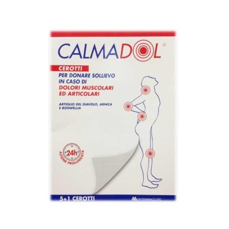 Montefarmaco Calmadol Cerotto Autoriscaldante 13cm x 10cm 6 Pezzi Montefarmaco Calmadol Cerotto Autoriscaldante 13cm x 10cm 6 Pezzi