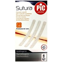 Pic Cerotto Sutura 6 x 100 mm 10 pezzi