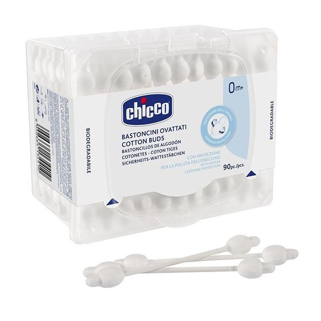 Chicco bastoncini con protezione timpano 90 pezzi Chicco bastoncini con protezione timpano 90 pezzi