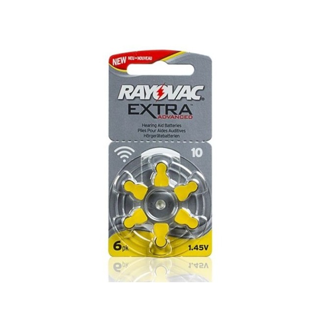 Batterie rayovac zinco ario modello 10 6 pezzi Batterie rayovac zinco ario modello 10 6 pezzi
