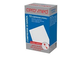 Ceroxmed Garza idrofila sterile di cotone 10x10 cm 25 pezzi