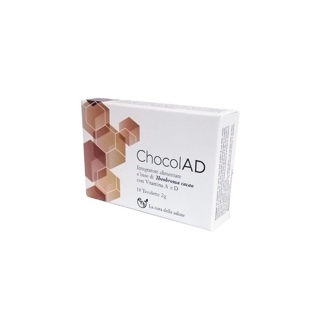 Chocolad 18 tavolette di Theobroma cacao con Vitamine A e D Chocolad 18 tavolette di Theobroma cacao con Vitamine A e D