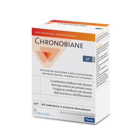 Biocure Chronobiane lp 60 compresse integratore per il sonno