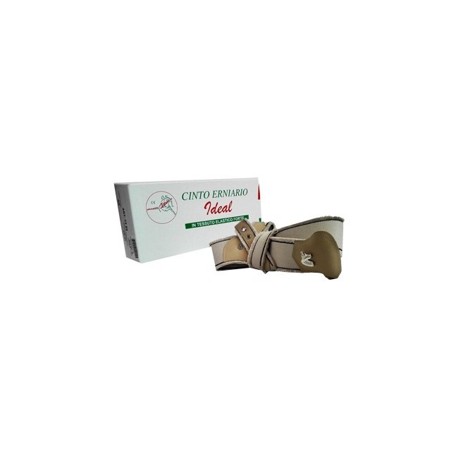 Cinto erniario ideal in tessuto elastico sx grigio frangiato 90cm