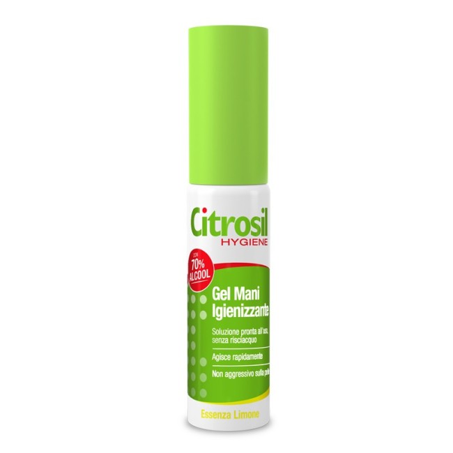 Citrosil spray gel igienizzante mani con alcool al 70% 25 ml
