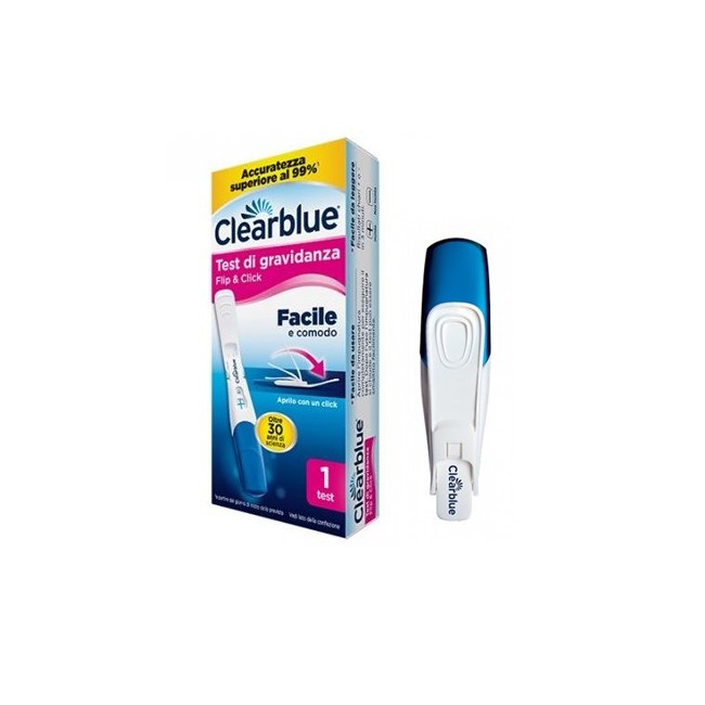 Test di gravidanza clearblue flip & click di facile lettura