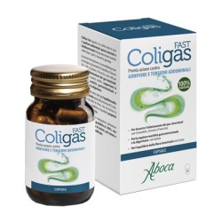 Aboca Coligas fast 50 capsule integratore per gonfiore addominale