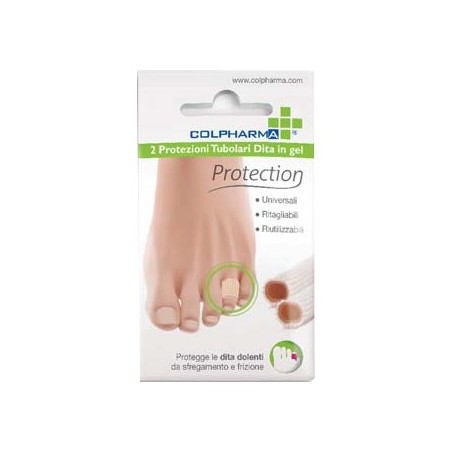 Colpharma potezione tubolare dita in gel 2 tubi da 7,5 cm Colpharma potezione tubolare dita in gel 2 tubi da 7,5 cm