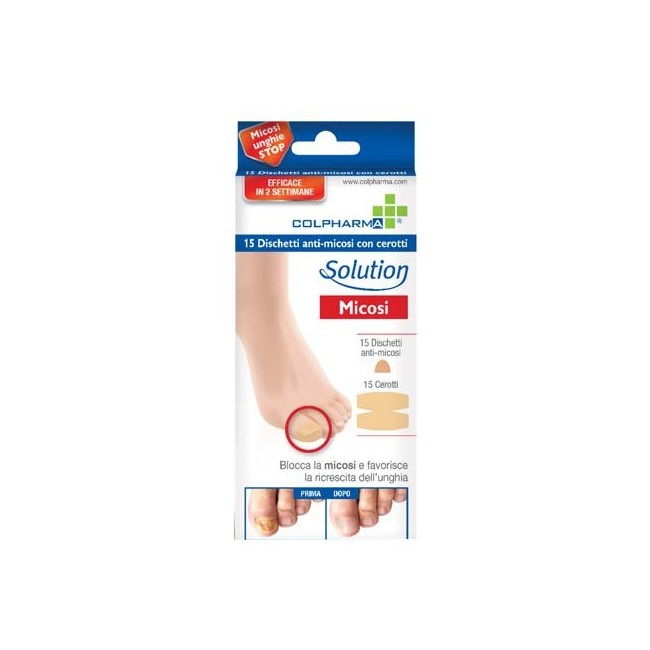 Colpharma Dischetto antimicosi con cerotto 15 pezzi