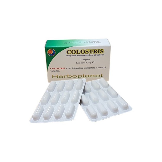 Herboplanet Colostris 24 capsule integratore di colostro bovino Herboplanet Colostris 24 capsule integratore di colostro bovino