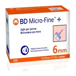 Ago BD Microfine G31 6mm per insulina 100 pezzi