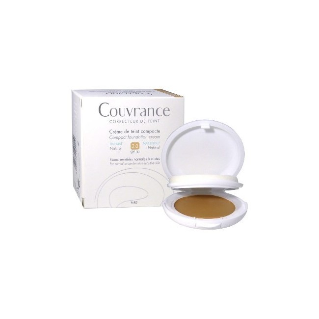 Eau thermale avene couvrance crema compatta colorata naturale 9,5 g Eau thermale avene couvrance crema compatta colorata naturale 9,5 g