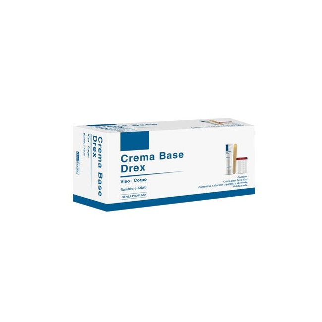 Drex pharma Crema base drex emolliente ed umettante 50 ml Drex pharma Crema base drex emolliente ed umettante 50 ml