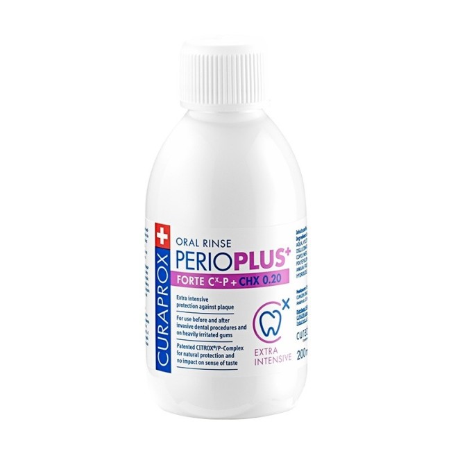 Curaprox collutorio perioplus+ forte clorexidina 0,20% 200 ml Curaprox collutorio perioplus+ forte clorexidina 0,20% 200 ml