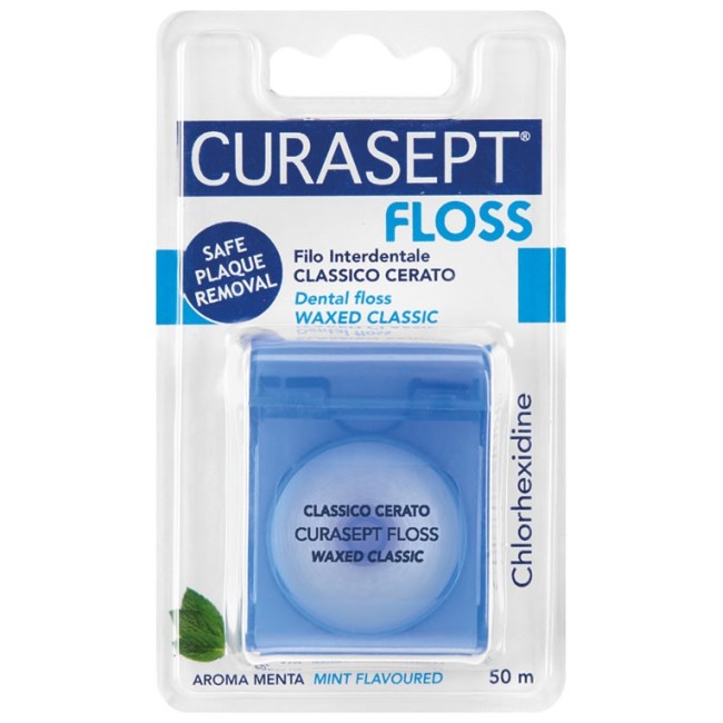 Curasept floss classic cerato filo interdentale con clorexidina Curasept floss classic cerato filo interdentale con clorexidina