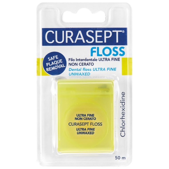 Curasept floss classic filo interdentale non cerato clorexidina Curasept floss classic filo interdentale non cerato clorexidina