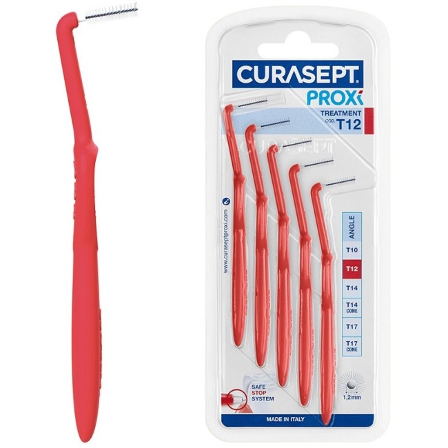 Curasept proxi angle t12 rosso red per spazi interdentali Curasept proxi angle t12 rosso red per spazi interdentali