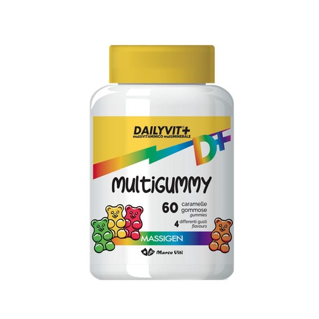 Massigen Dailyvit multigummy 60 caramelle gommose Massigen Dailyvit multigummy 60 caramelle gommose