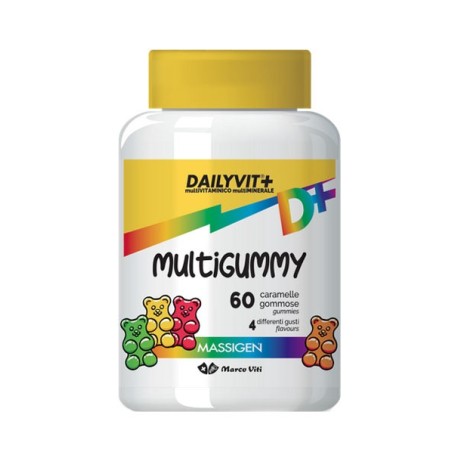 Massigen Dailyvit multigummy 60 caramelle gommose Massigen Dailyvit multigummy 60 caramelle gommose