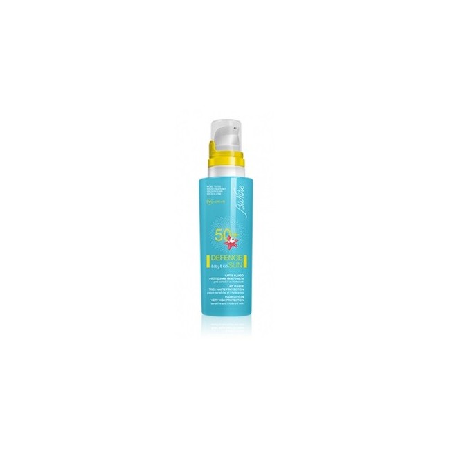 Bionike Defence sun baby&kid latte fluido protezione 50+ 125 ml Bionike Defence sun baby&kid latte fluido protezione 50+ 125 ml