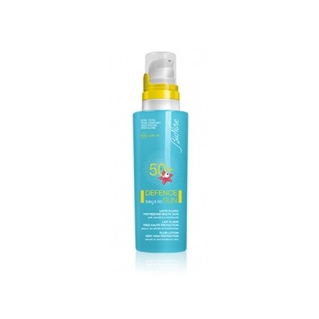 Bionike Defence sun baby&kid latte fluido protezione 50+ 125 ml Bionike Defence sun baby&kid latte fluido protezione 50+ 125 ml