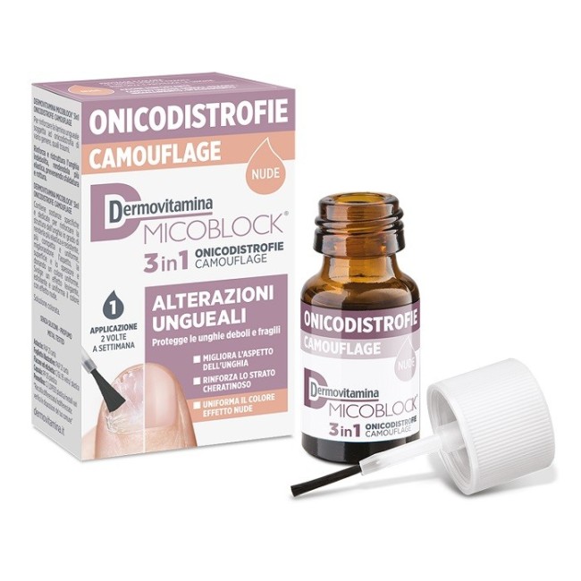 Dermovitamina micoblock 3 in 1 onicodistrofie camouflage 8 ml Dermovitamina micoblock 3 in 1 onicodistrofie camouflage 8 ml