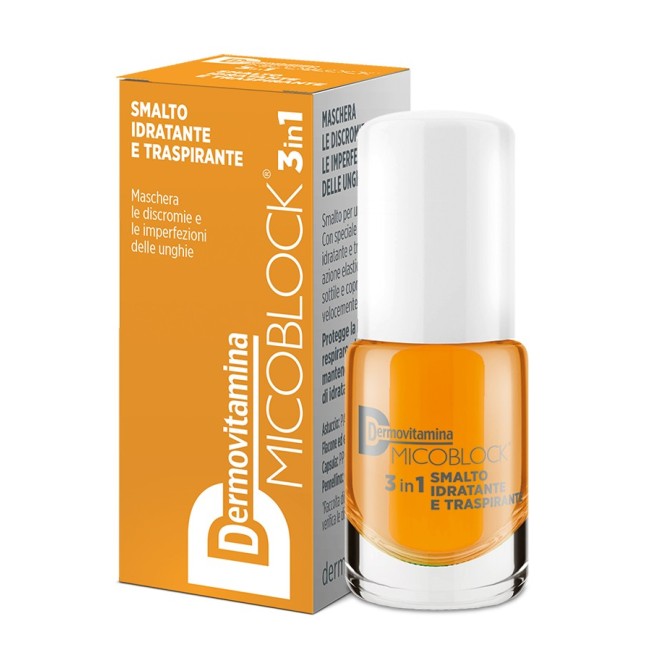 Dermovitamina micoblock 3in1 smalto giallo 5 ml Dermovitamina micoblock 3in1 smalto giallo 5 ml