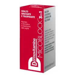 Dermovitamina micoblock 3 in 1 smalto rosso 5 ml