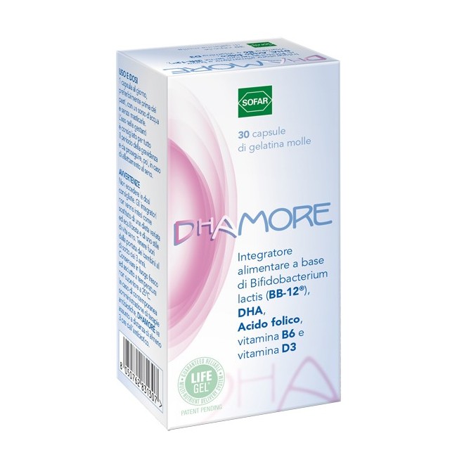 Sofar Dhamore integratore 30 capsule molli Sofar Dhamore integratore 30 capsule molli