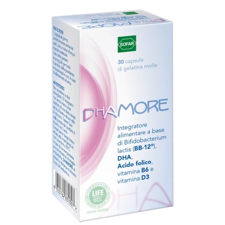 Sofar Dhamore integratore 30 capsule molli Sofar Dhamore integratore 30 capsule molli