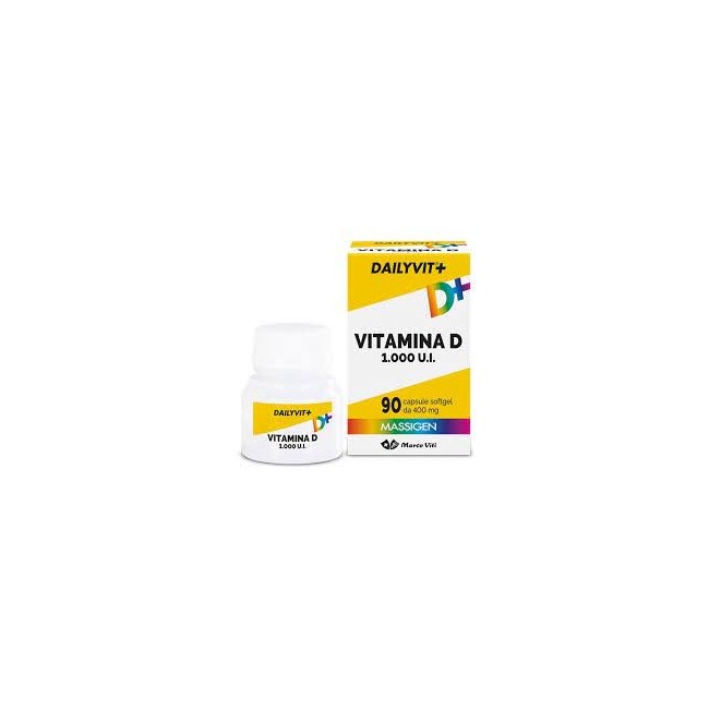 Massigen Dailyvit+ vitamina D 1000 90 compresse Massigen Dailyvit+ vitamina D 1000 90 compresse
