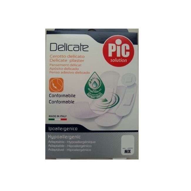 Pic delicate cerotti mix delicati formati vari 40 pezzi Pic delicate cerotti mix delicati formati vari 40 pezzi