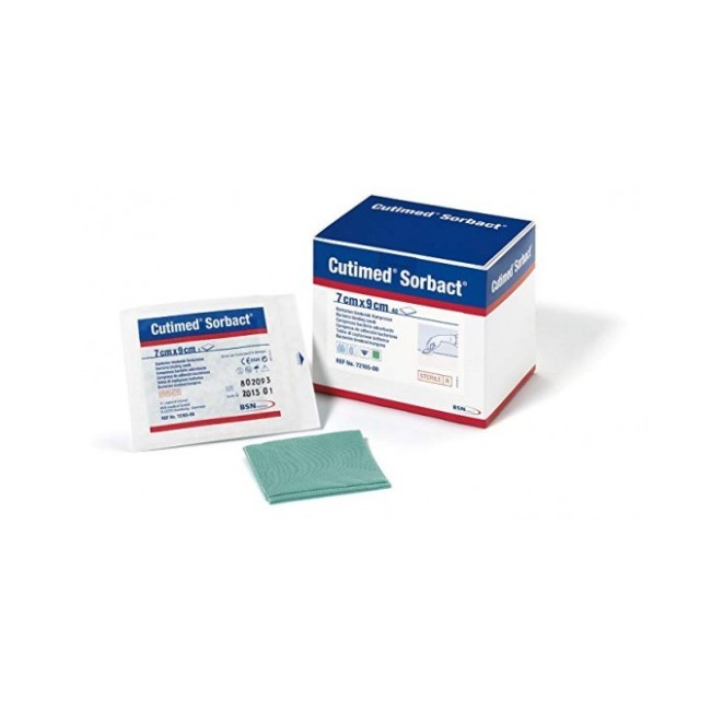 Cutimed sorbact medicazione 4x6cm 5 pezzi Cutimed sorbact medicazione 4x6cm 5 pezzi