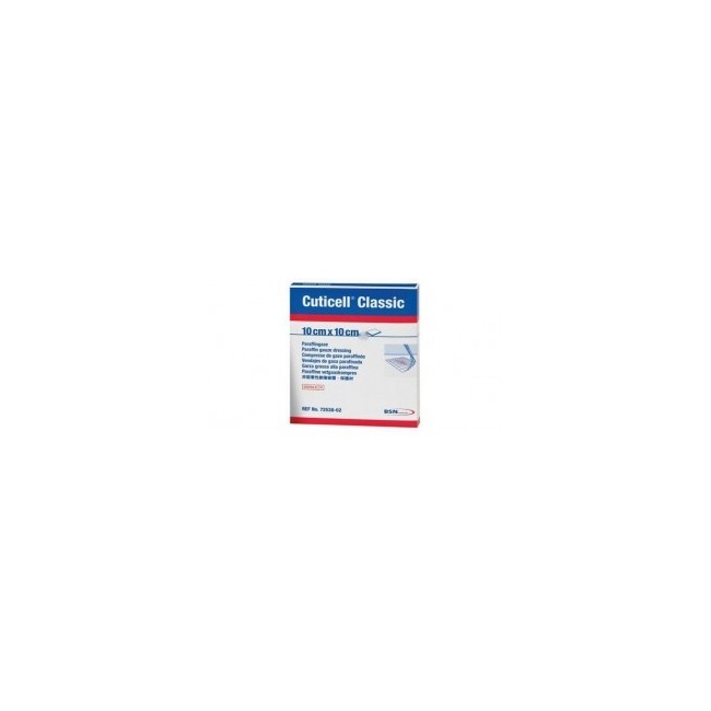 Bsn medical cuticell garza con paraffina 10 x 10cm 5 pezzi Bsn medical cuticell garza con paraffina 10 x 10cm 5 pezzi