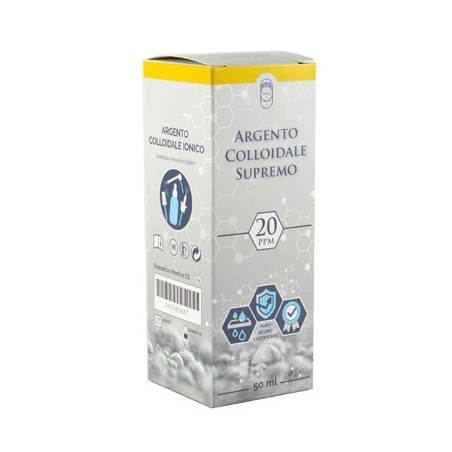 Punto salute Argento colloidale supremo 20ppm gocce 50 ml Punto salute Argento colloidale supremo 20ppm gocce 50 ml