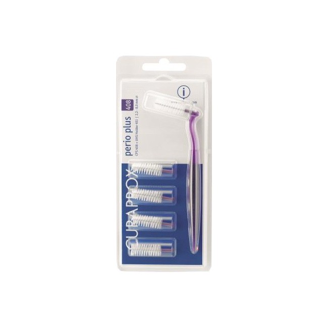 Curaprox cps perio cps 408 con 5 scovolini + supporto Curaprox cps perio cps 408 con 5 scovolini + supporto