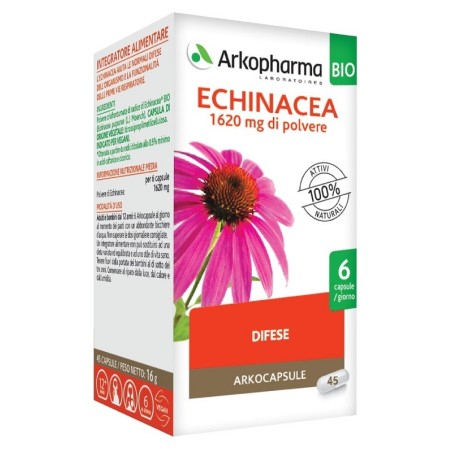 Arkocapsule echinacea integratore 45 capsule bio Arkocapsule echinacea integratore 45 capsule bio