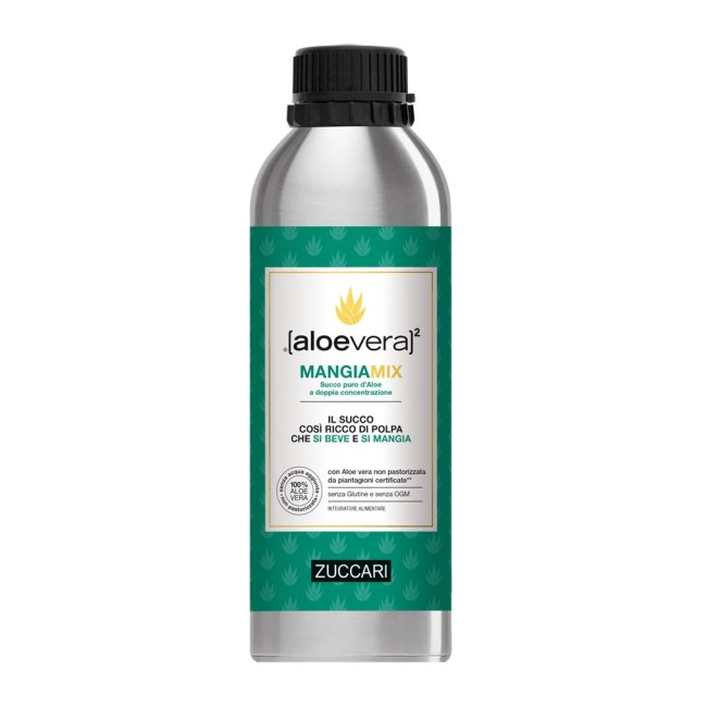 Zuccari Aloevera2 Mangiamix succo puro di aloe 1000 Ml Zuccari Aloevera2 Mangiamix succo puro di aloe 1000 Ml