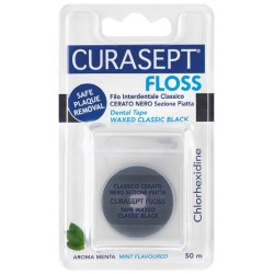 Curasept Floss Cerato Nero Clorexidina filo interdentale 1 pezzo