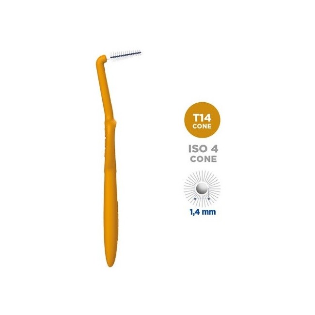 Curasept Proxi Angle T14 scovolino Ocra dark Gold 1 pezzo Curasept Proxi Angle T14 scovolino Ocra dark Gold 1 pezzo