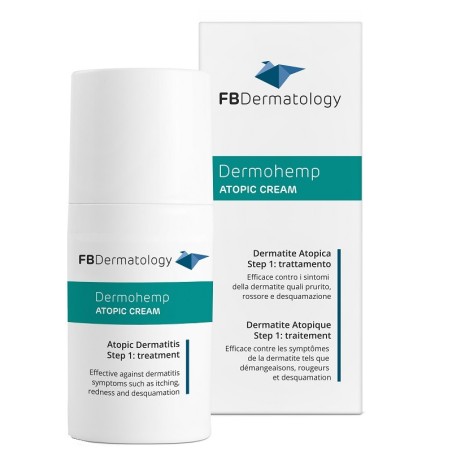 Fb Dermatology Dermohemp Atopic crema trattamento 30 Ml Fb Dermatology Dermohemp Atopic crema trattamento 30 Ml