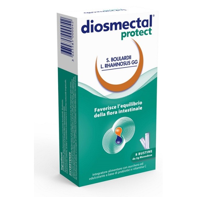 Ipsen Consumer Healthcare Diosmectal Protect 8 Bustine Orosolubili 2 G Ipsen Consumer Healthcare Diosmectal Protect 8 Bustine Orosolubili 2 G